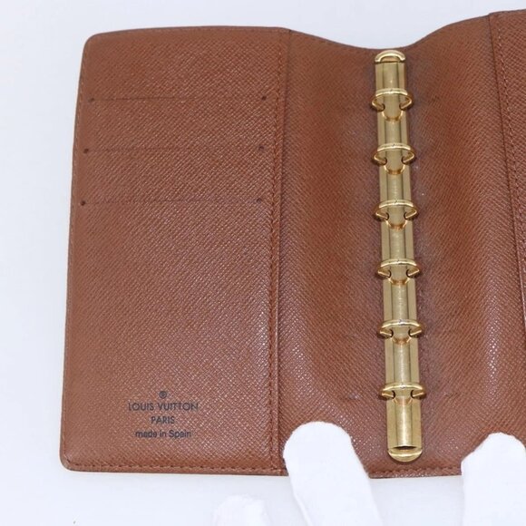 LOUIS VUITTON Monogram Agenda PM Day Planner Cover R20005 LV Auth 145866 - Picture 10 of 16